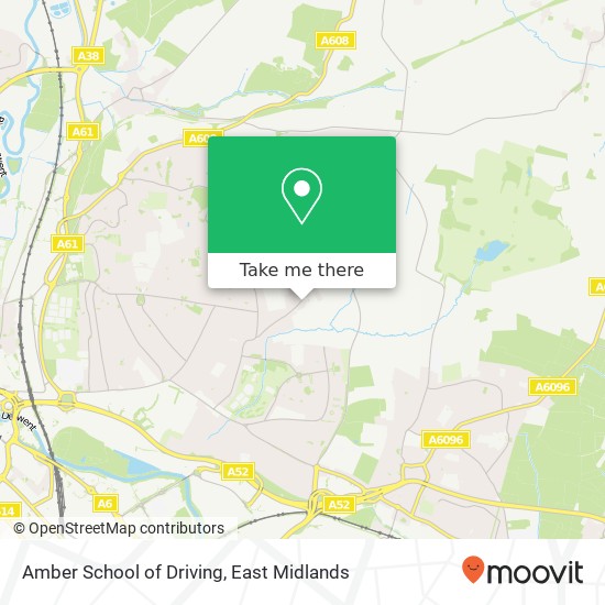 Amber School of Driving map