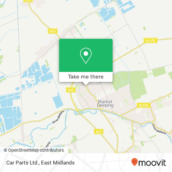 Car Parts Ltd. map