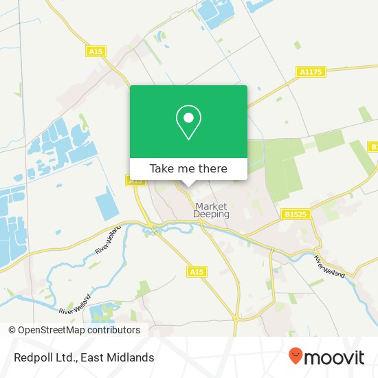 Redpoll Ltd. map