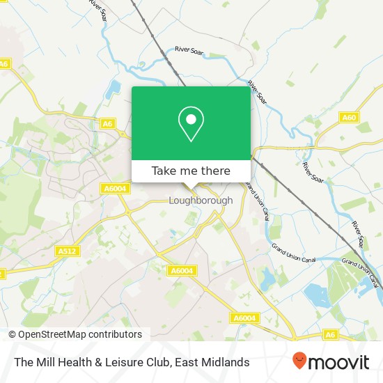 The Mill Health & Leisure Club map