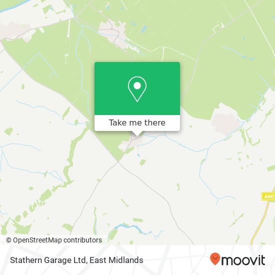 Stathern Garage Ltd map