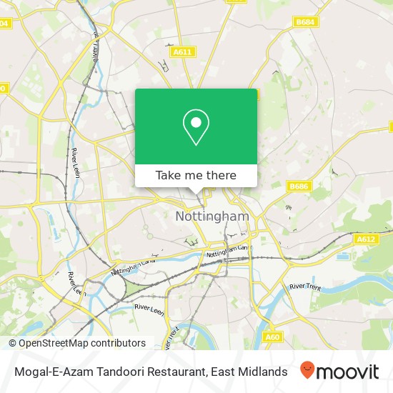 Mogal-E-Azam Tandoori Restaurant map