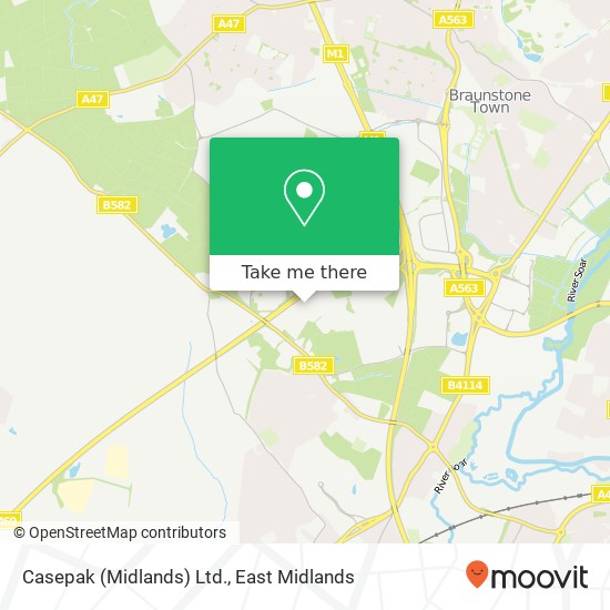 Casepak (Midlands) Ltd. map