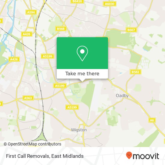 First Call Removals map