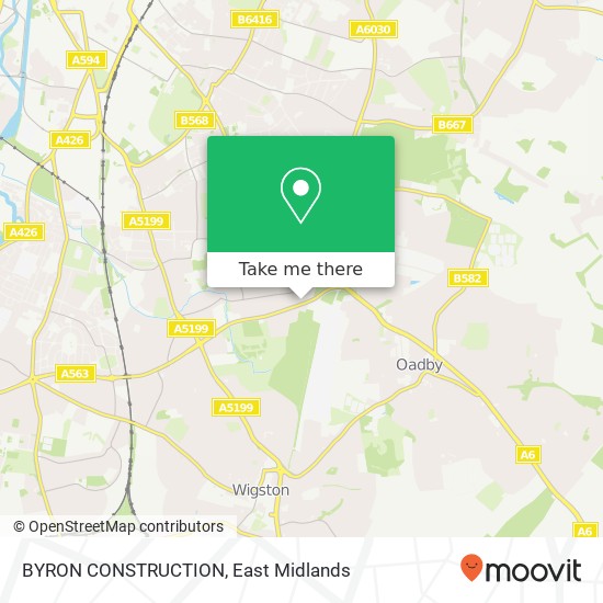 BYRON CONSTRUCTION map
