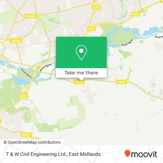 T & W Civil Engineering Ltd. map