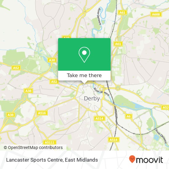 Lancaster Sports Centre map