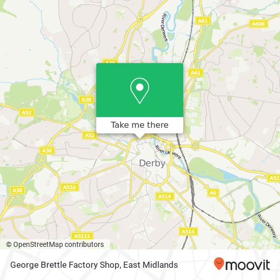 George Brettle Factory Shop map