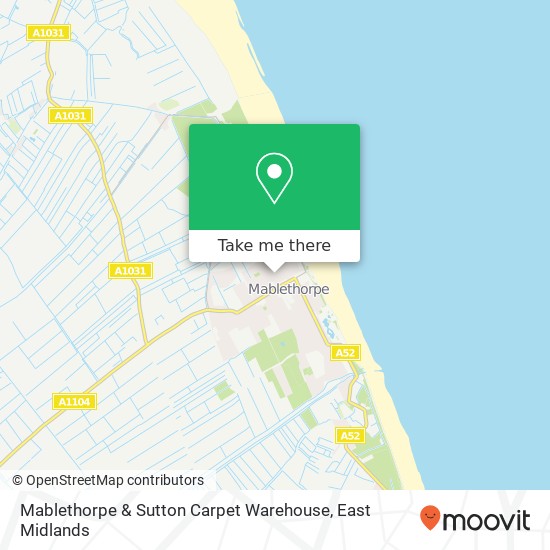 Mablethorpe & Sutton Carpet Warehouse map