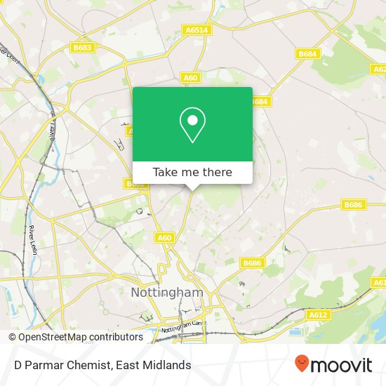 D Parmar Chemist map