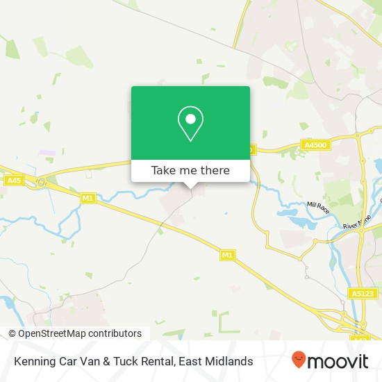 Kenning Car Van & Tuck Rental map