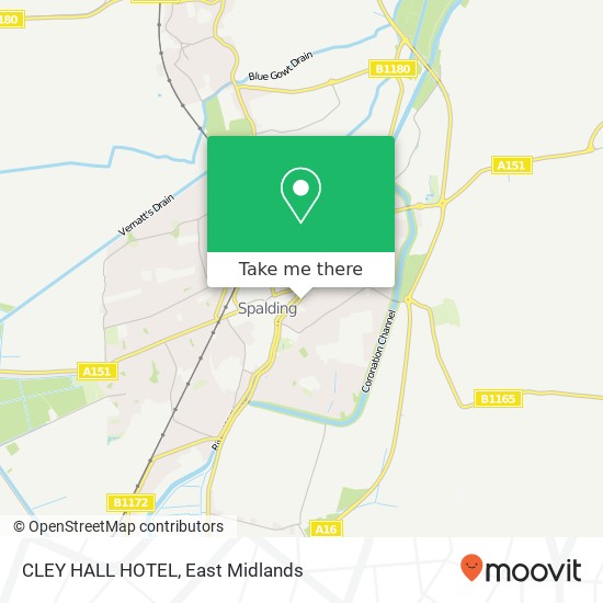 CLEY HALL HOTEL map