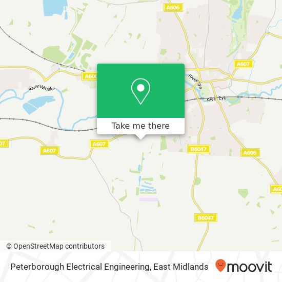 Peterborough Electrical Engineering map