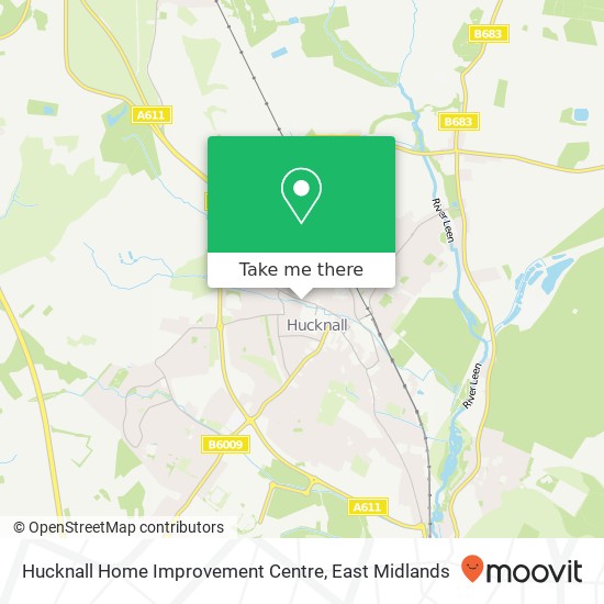 Hucknall Home Improvement Centre map