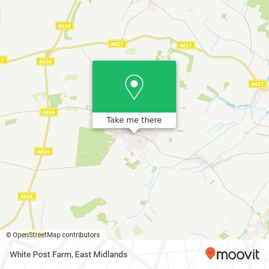White Post Farm map