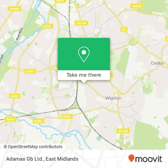 Adamas Gb Ltd. map
