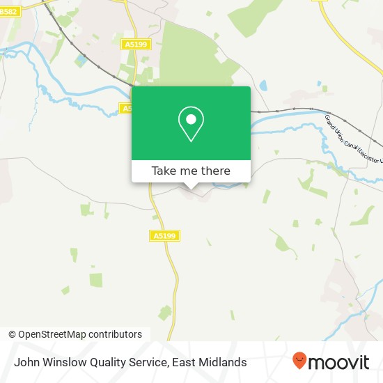 John Winslow Quality Service map