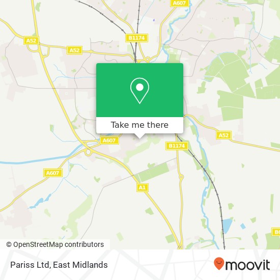 Pariss Ltd map