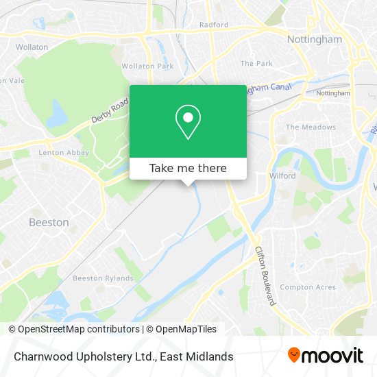 Charnwood Upholstery Ltd. map