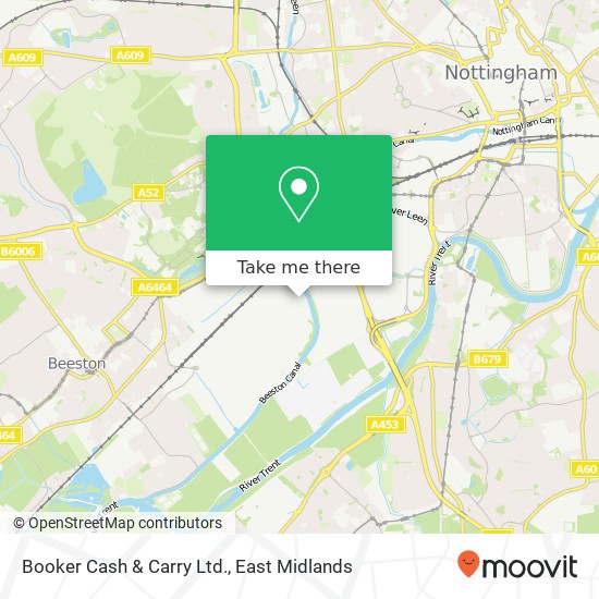 Booker Cash & Carry Ltd. map