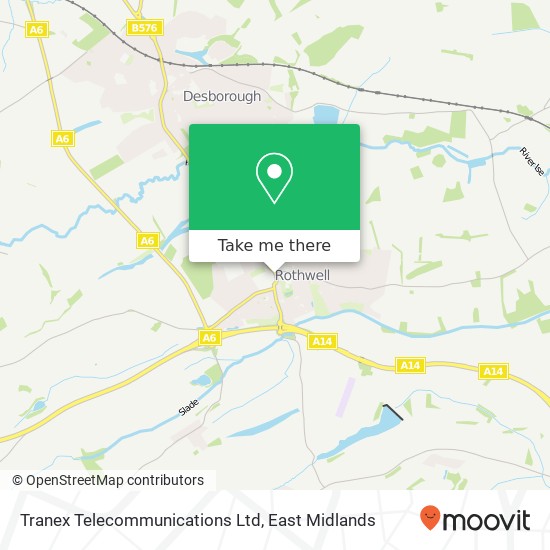 Tranex Telecommunications Ltd map