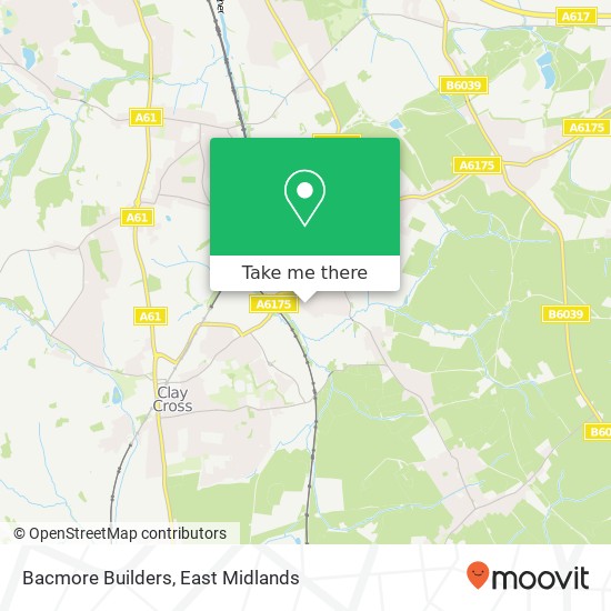 Bacmore Builders map