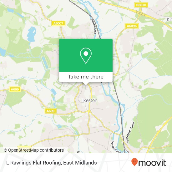 L Rawlings Flat Roofing map