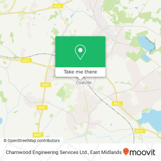 Charnwood Engineering Services Ltd. map