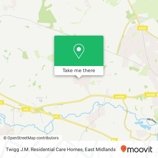 Twigg J.M. Residential Care Homes map