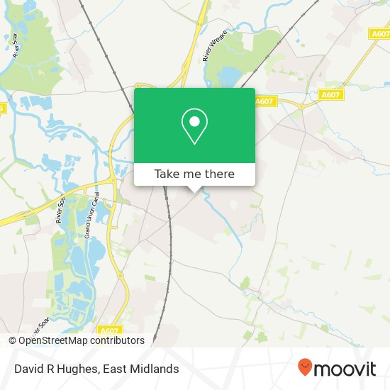 David R Hughes map