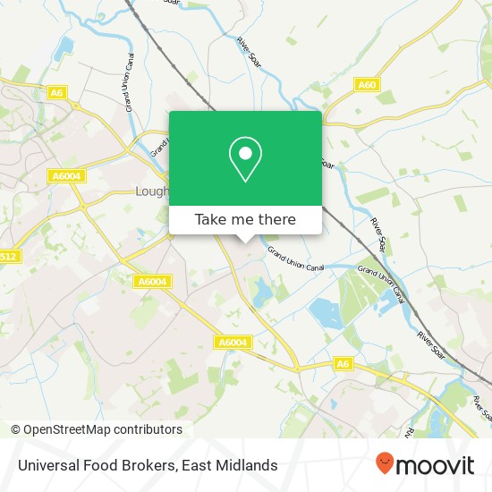 Universal Food Brokers map
