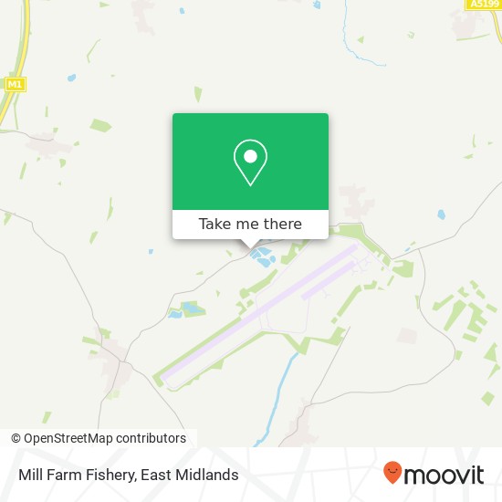 Mill Farm Fishery map