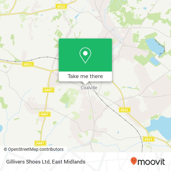 Gillivers Shoes Ltd map