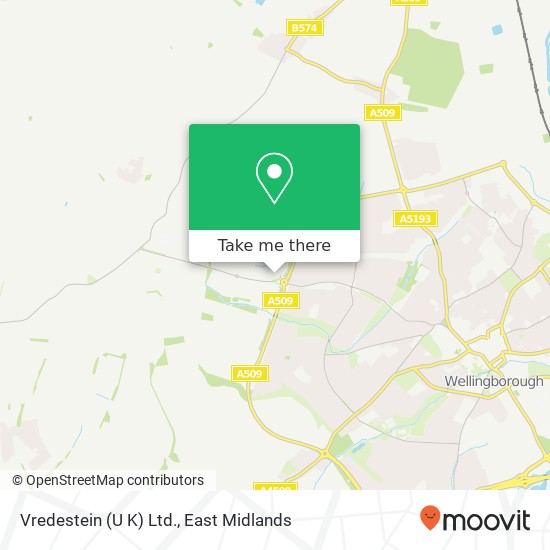 Vredestein (U K) Ltd. map