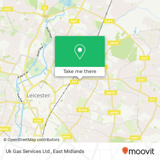 Uk Gas Services Ltd. map