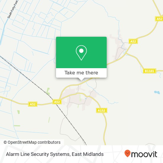 Alarm Line Security Systems map