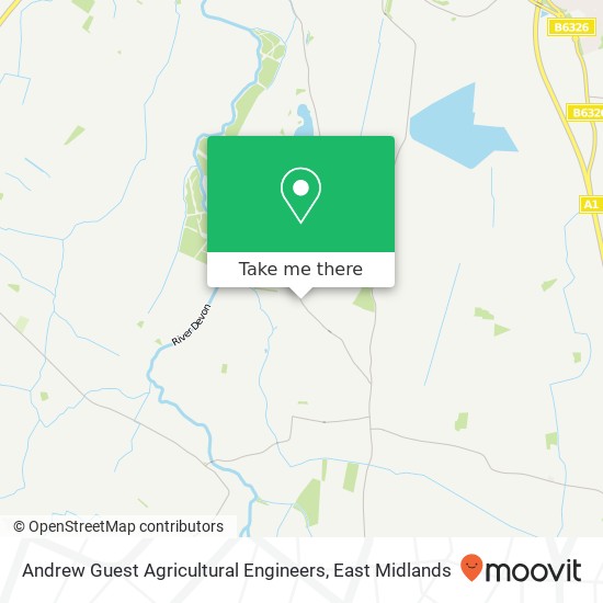 Andrew Guest Agricultural Engineers map