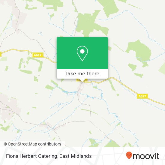 Fiona Herbert Catering map