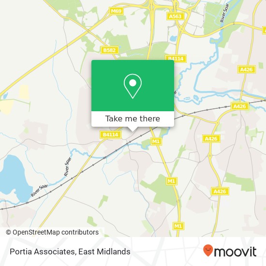 Portia Associates map