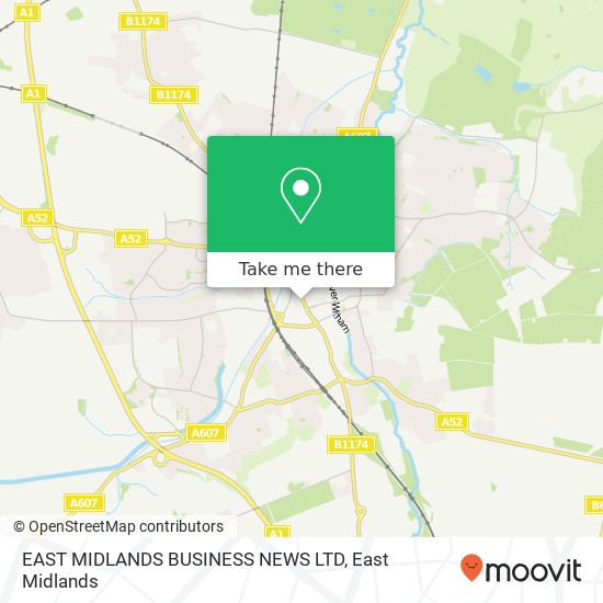 EAST MIDLANDS BUSINESS NEWS LTD map