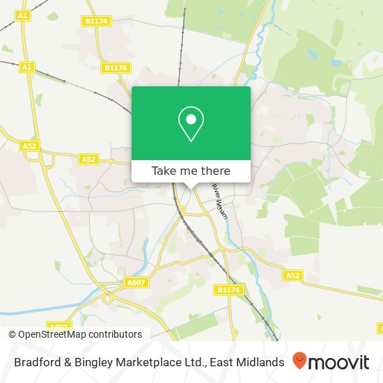 Bradford & Bingley Marketplace Ltd. map