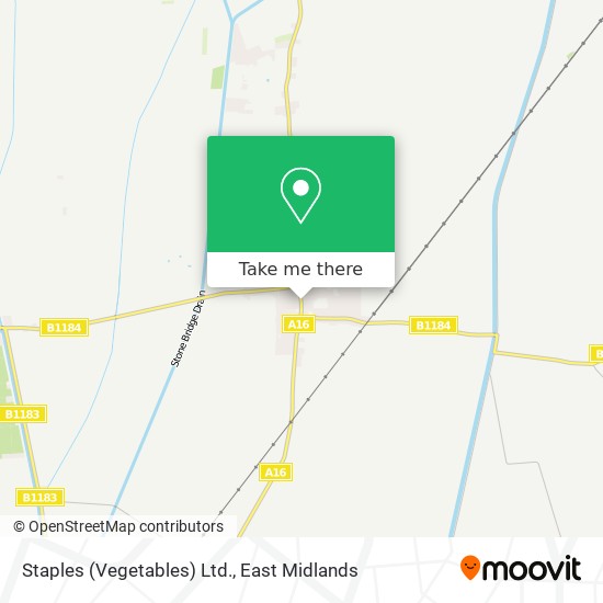 Staples (Vegetables) Ltd. map