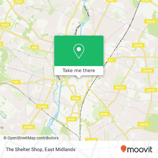 The Shelter Shop map