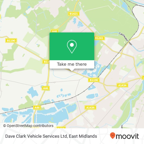 Dave Clark Vehicle Services Ltd map