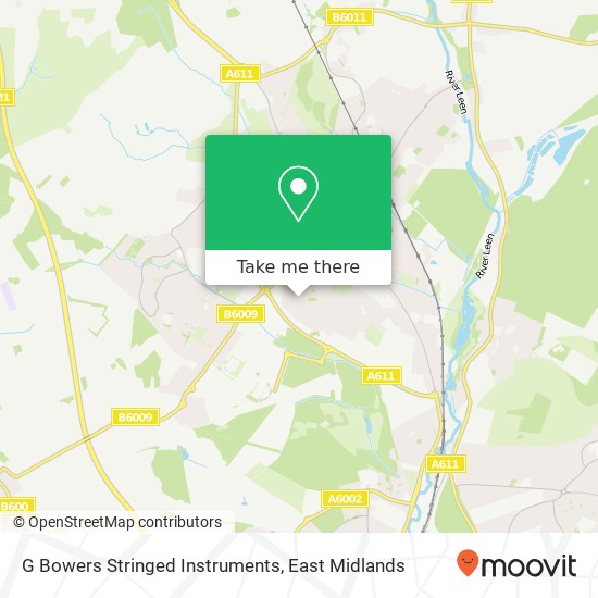 G Bowers Stringed Instruments map