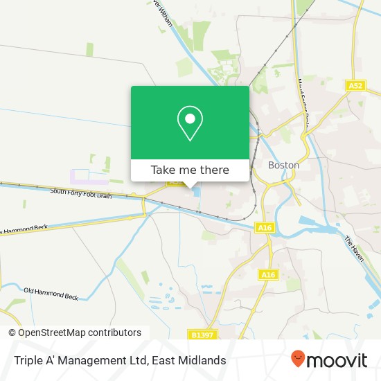 Triple A' Management Ltd map