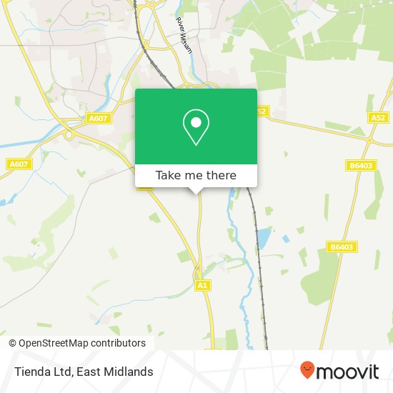 Tienda Ltd map