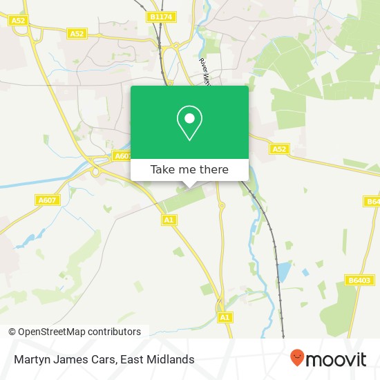 Martyn James Cars map