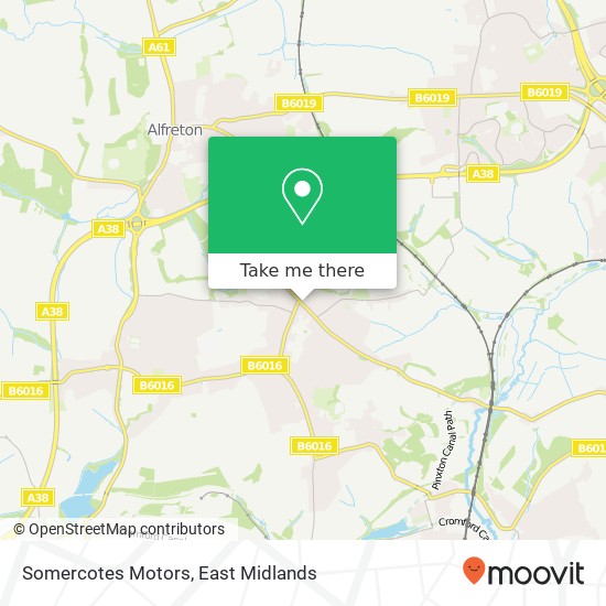 Somercotes Motors map