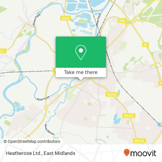 Heatherose Ltd. map